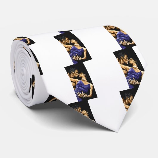 Cravate La chaleur de tango (Roulé)