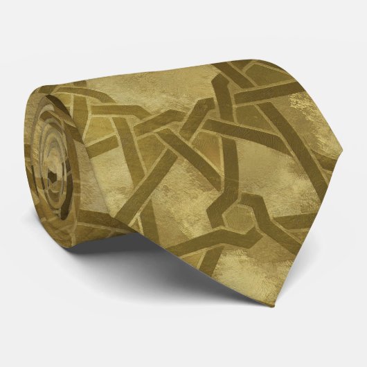 Cravate La couleur de l'ancien or (Roulé)