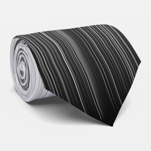 Cravate La course de brosse se fanent B&W (Roulé)