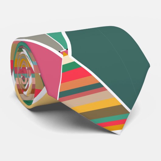 Cravate La courtepointe Boho Crazy (Roulé)