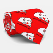 Cravate La "cravate de puissance" rouge de silentlambs ! (Roulé)