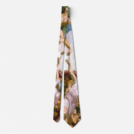 Cravate La création d'Adam, Michel-Ange (Dos)