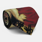 Cravate La Dame à l'hermine de Léonard de Vinci (Roulé)