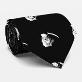 Cravate La Faucheuse ou la mort (Roulé)