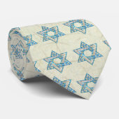 Cravate La gemme a décoré l'étoile de David (Roulé)