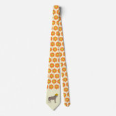 Cravate La Journée mexicaine des ânes des morts (Devant)