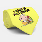 Cravate La lecture est MOO-velous (Roulé)
