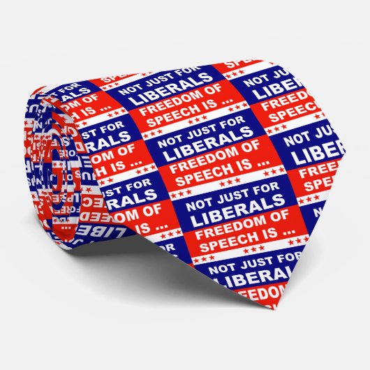 Cravate La Liberté D'Expression N'Est Pas Seulement Pour L (Roulé)