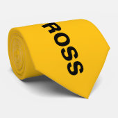 Cravate LA LIGNE POLICIÈRE NE TRAVERSE PAS Drôle (Roulé)