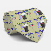 Cravate La livraison retirée de bout de travailleur postal (Roulé)