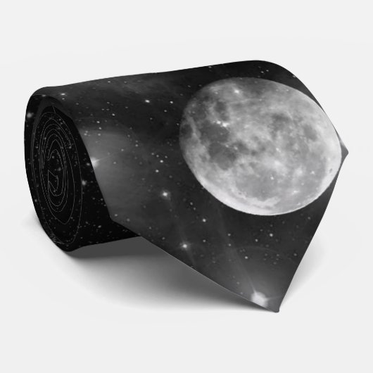 Cravate La lune (Roulé)