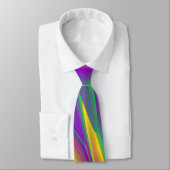 Cravate La magie des couleurs, Rainbowart 3D Abstrait (Attaché)