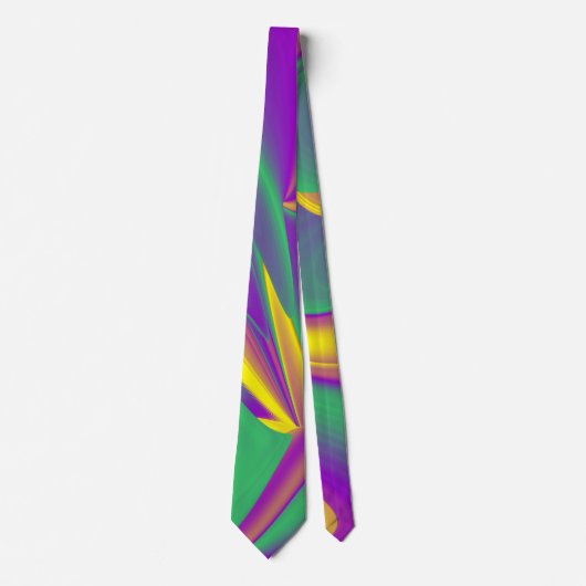 Cravate La magie des couleurs, Rainbowart 3D Abstrait (Devant)