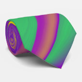 Cravate La magie des couleurs, Rainbowart 3D Abstrait (Roulé)