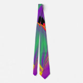 Cravate La magie des couleurs, Rainbowart 3D Abstrait (Dos)