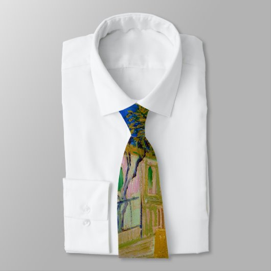 Cravate La Maison Jaune, Van Gogh (Attaché)