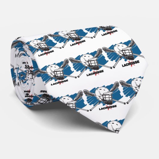 Cravate La meilleure lacrosse (Roulé)