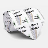 Cravate La mine plus grande que le vôtre attachent (Roulé)