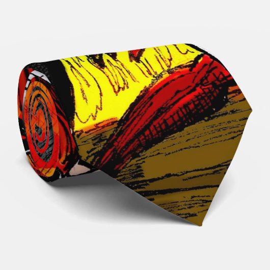 Cravate La mort et morcellement (Roulé)