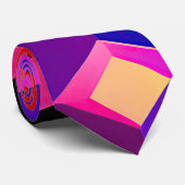 Cravate "La mosaïque numérique : une vision hypermoderne" (Roulé)