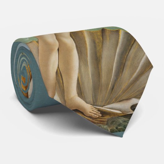 Cravate La naissance de Vénus (Roulé)