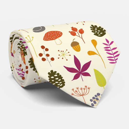 Cravate La nature boisée (Roulé)