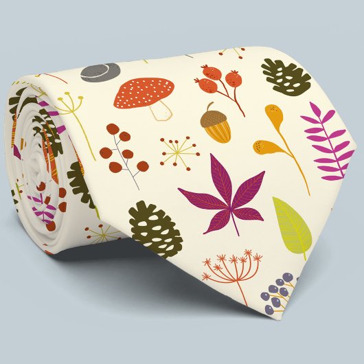 Cravate La nature boisée