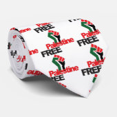 Cravate La Palestine libre - فلسطينعلم - drapeau (Roulé)