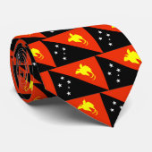 Cravate La Papouasie-Nouvelle-Guinée (Roulé)