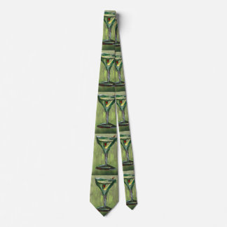 Cravate La partie olive de Gibson Martini boit la barre