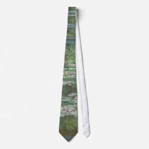 Cravate La passerelle japonaise de Claude Monet