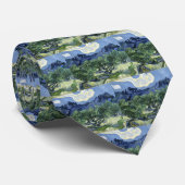 Cravate La peinture paysagère des oliviers de Van Gogh (Roulé)
