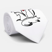 Cravate La pile de Kitty (Roulé)