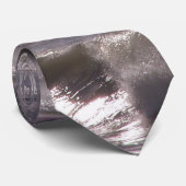 Cravate La plage surfante d'océan de surfer ondule la mer (Roulé)