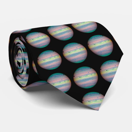 Cravate La planète Jupiter (Roulé)