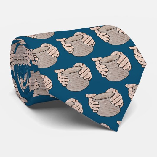 Cravate La poterie fait les mains (Roulé)