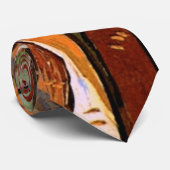 Cravate La Promenade : Feuilles mortes de Vincent van Gogh (Roulé)