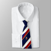 Cravate La République Tchèque barre le drapeau (Attaché)