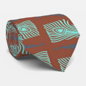 Cravate La rouille et la sarcelle d'hiver équipe la (Roulé)