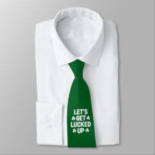 Cravate La Saint-Patrick Débarrassons-Nous de Trèfle Irlan
