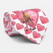 Cravate La Saint-Valentin au chameau (Roulé)