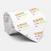 Cravate La Science est la poésie de la réalité (Roulé)