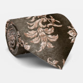 Cravate La série Velvet Champagne Design 3 (Roulé)