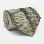 Cravate La Tamise au-dessous de Westminster par Claude Mon (Roulé)