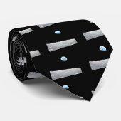 Cravate La Terre de la Lune (Roulé)