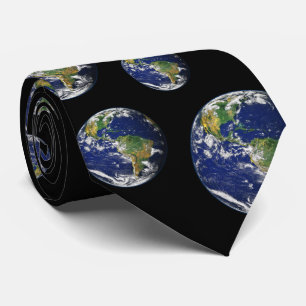 Cravate La terre   de planète
