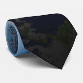 Cravate La terre de planète de l'espace (Roulé)