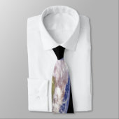 Cravate La terre et lune dans l'espace (Attaché)