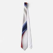 Cravate La texture de soie du drapeau français (Devant)