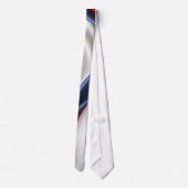 Cravate La texture de soie du drapeau français (Dos)